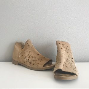 Coolway Peep Toe Booties